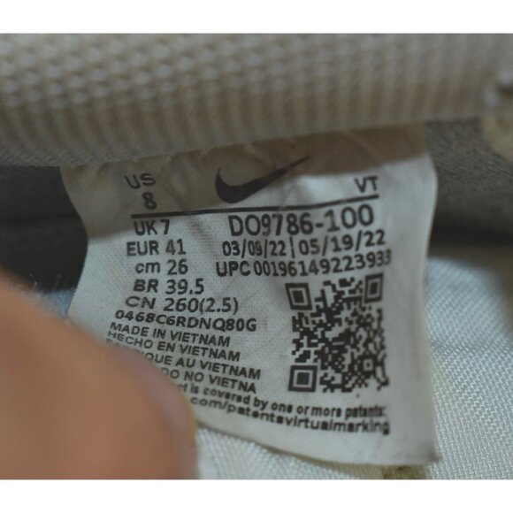 Nike Air Force 1 '07 LV8 82 Men's Shoes Size 8 Blue Chill/White Sneakers - Picture 11 of 11